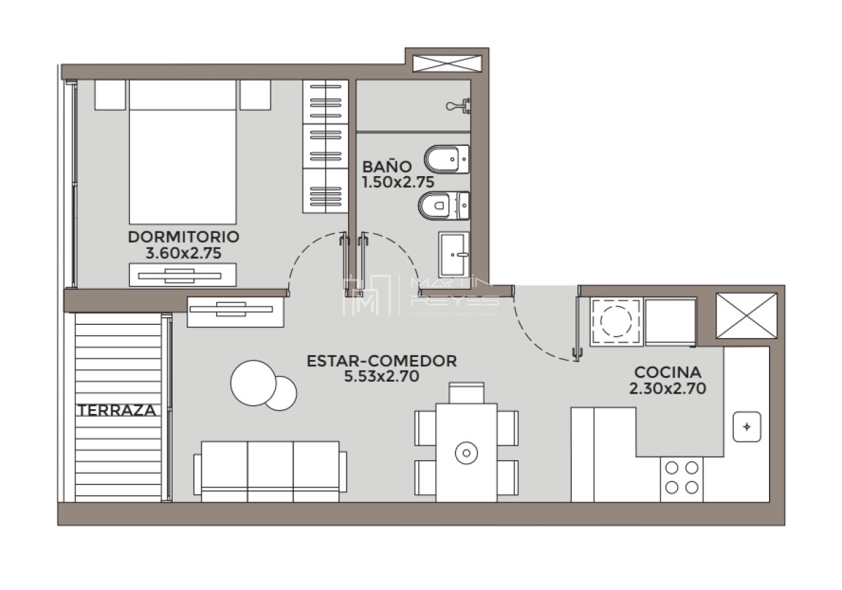 Apartamento ID.471 - Venta Apartamento 1 dormitorio Pocitos EN POZO