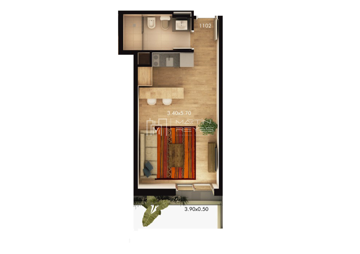 Apartamento ID.2 - Venta Apartamento 1 Dormitorio