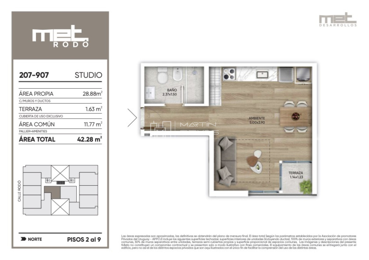 Apartamento ID.160 - Venta Apartamento Monoambiente 