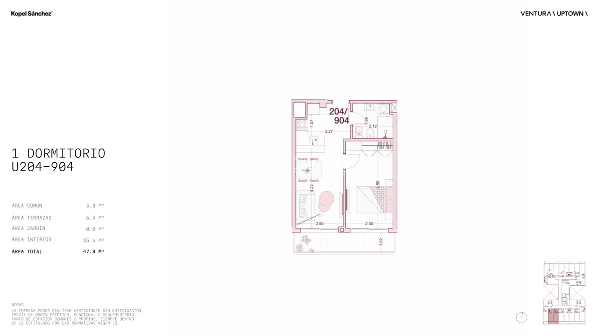 Apartamento ID.1371 - Venta Apartamento 1 Dormitorio en Cordon (Cod. 1371)