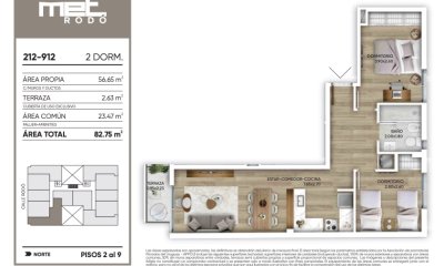 Venta Apartamento de 2 Dormitorios