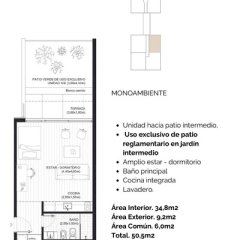 Venta Divino Monoambiente Con Enorme Patio En Malvin! Zuf Malvin! Consulte  1178