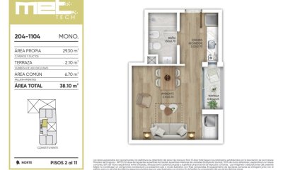 Venta Apartamento Monoambiente Cordón (COD 182)