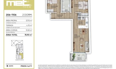 Venta Apartamento de 2 Dormitorios