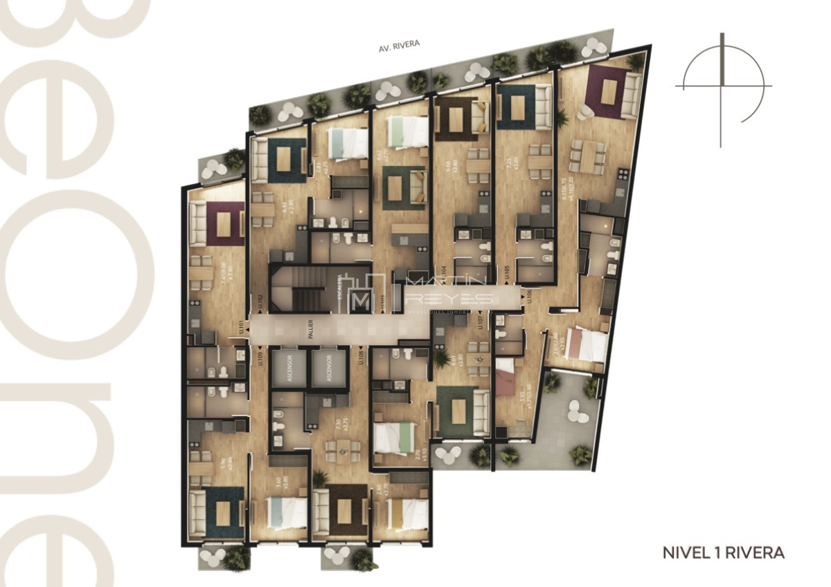 Apartamento ID.1282 - Venta Apartamento 1 dormitorio en Buceo  (cod 1282)