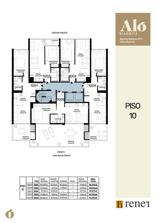 Apartamento ID.1109 - Venta Apartamento 1 Dormitorio Punta Carretas (cod 1109)