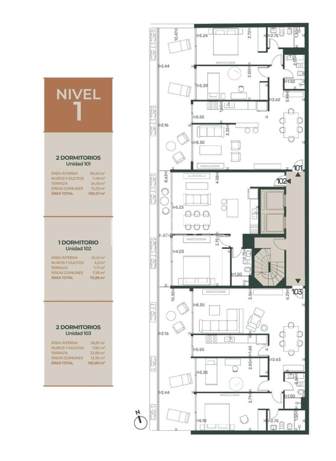 Apartamento ID.387 - Venta Apartamento 2 Dormitorios Pocitos (COD 387)