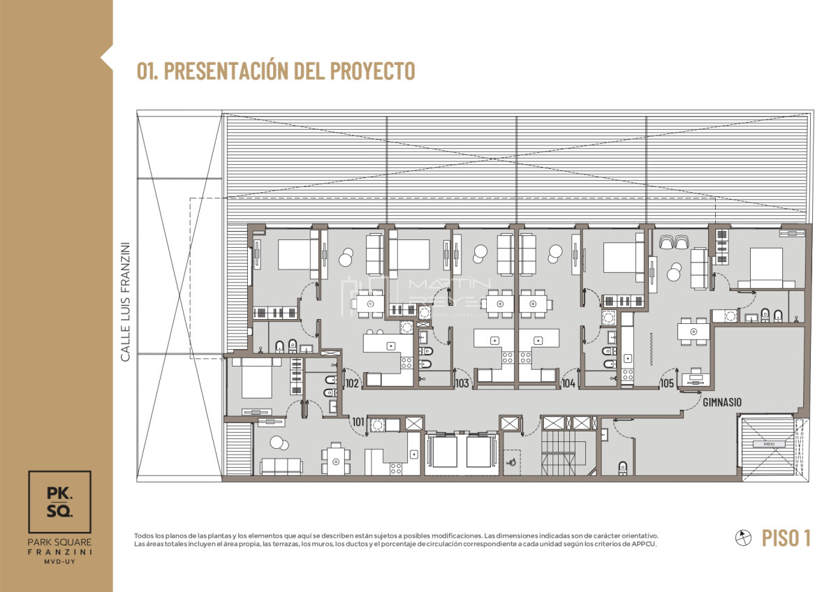 Apartamento ID.1191 - Venta Monoambiente en Pocitos (COD 1191)