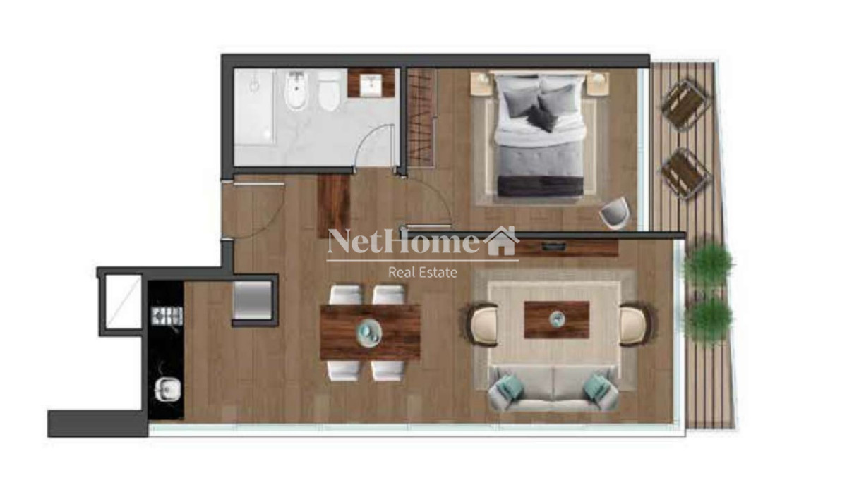 Apartamento ID.489 - Apartamento de 1 dormitorio a la venta en Punta Carretas
