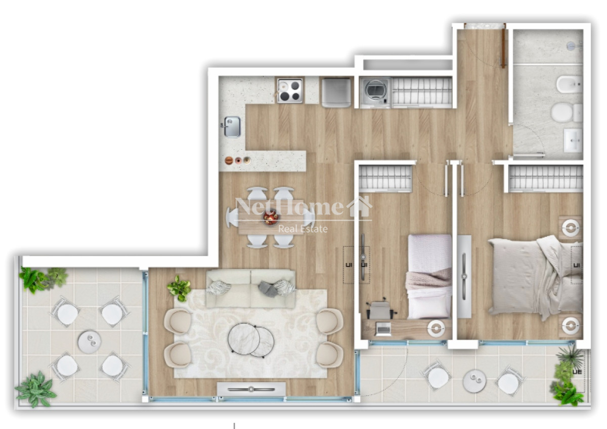 Apartamento ID.422 - Apartamento de 2 dormitorios a la Venta en Centro de Montevideo