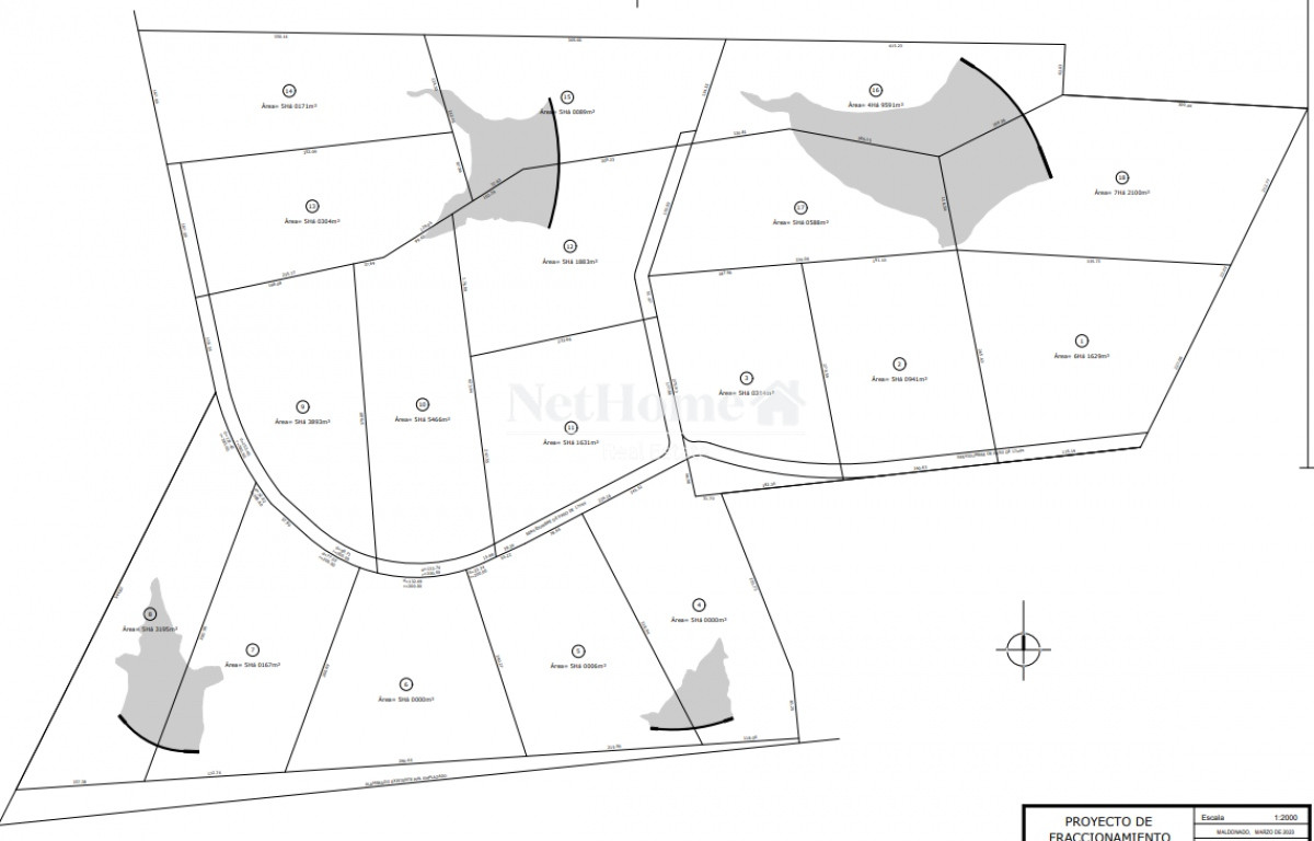 Campo Ref.310 - Fraccionamiento ya aprobado - 90Ha Jose Ignacio