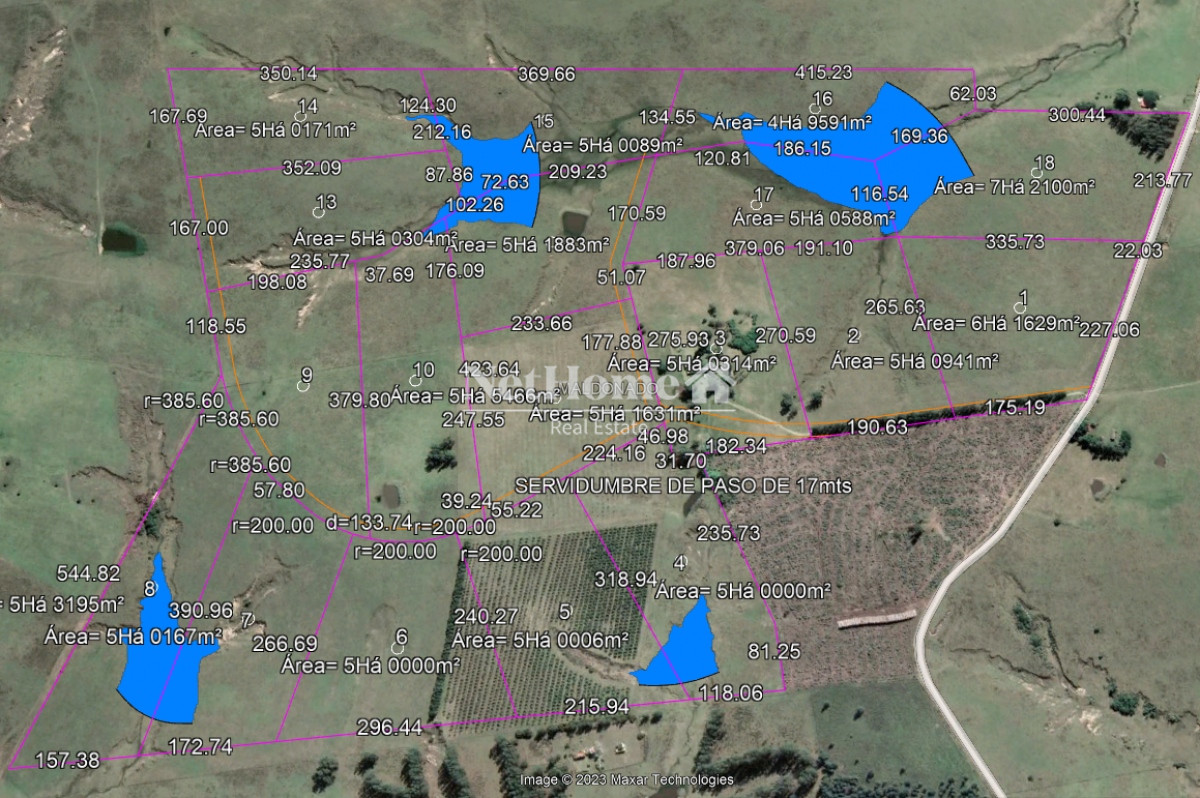 Campo Ref.310 - Fraccionamiento ya aprobado - 90Ha Jose Ignacio
