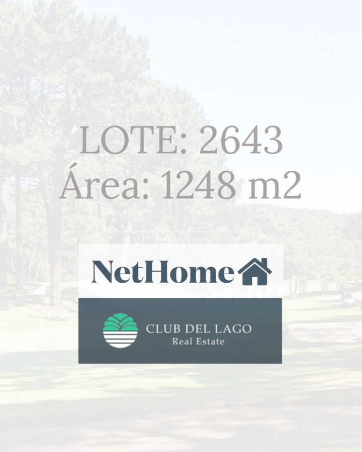 Terreno ID.268 - Terreno Club del Lago LOTE 2643