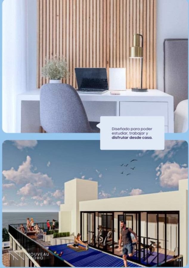 Apartamento ID.302 - Nouveau Soho Palermo monoambiente opcion garage en obra