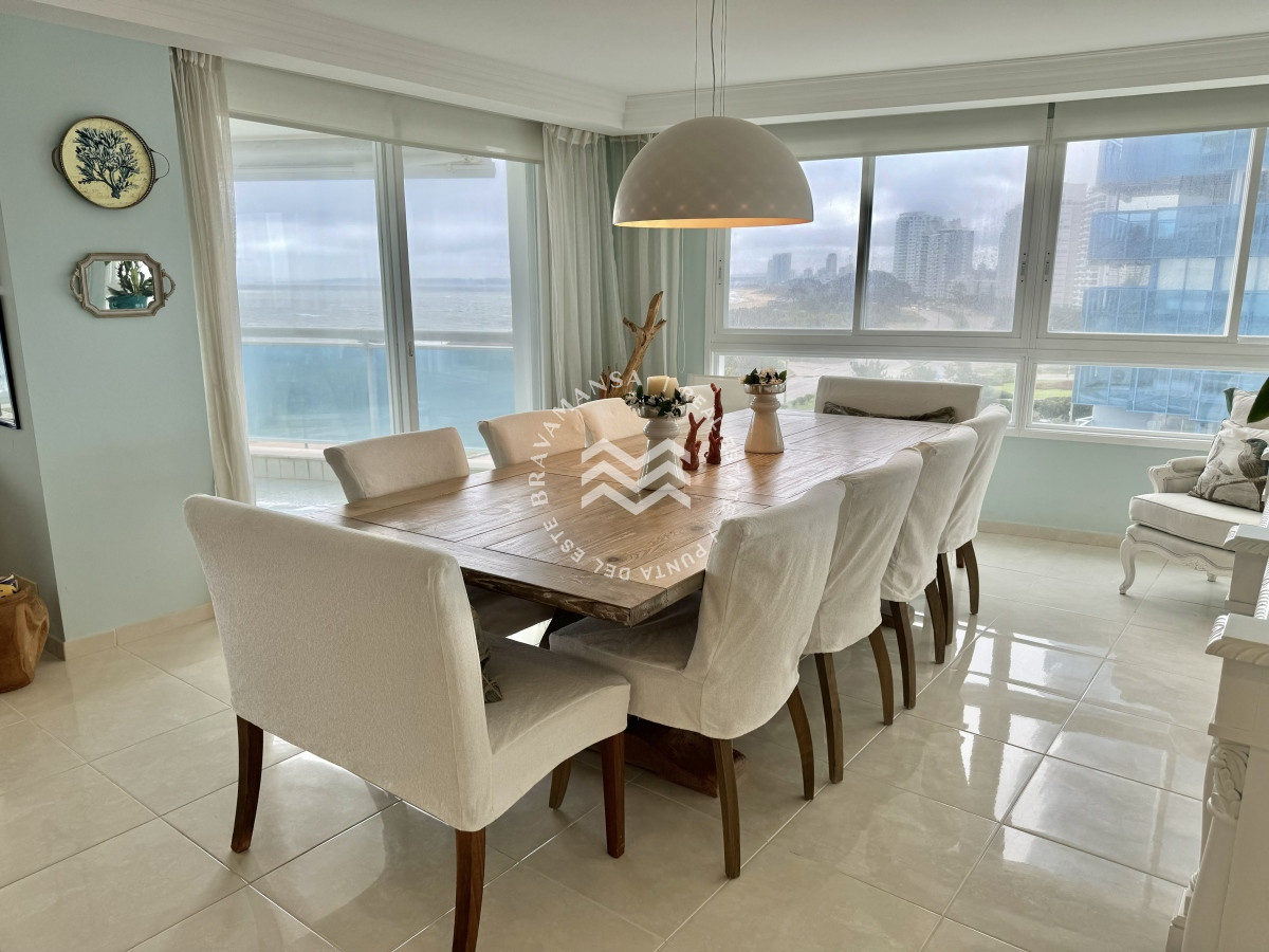 Apartamento ID.280 - Apartamento de 3 dormitorios y servicio frente al mar en Playa Mansa, ALQUILER TEMPORADA