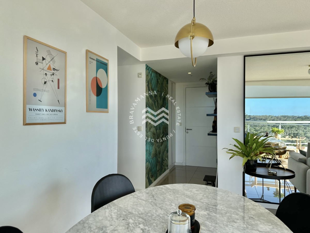 Apartamento ID.175 - ALQUILER DE VERANO 1 dormitorio moderno Torre One Punta del Este