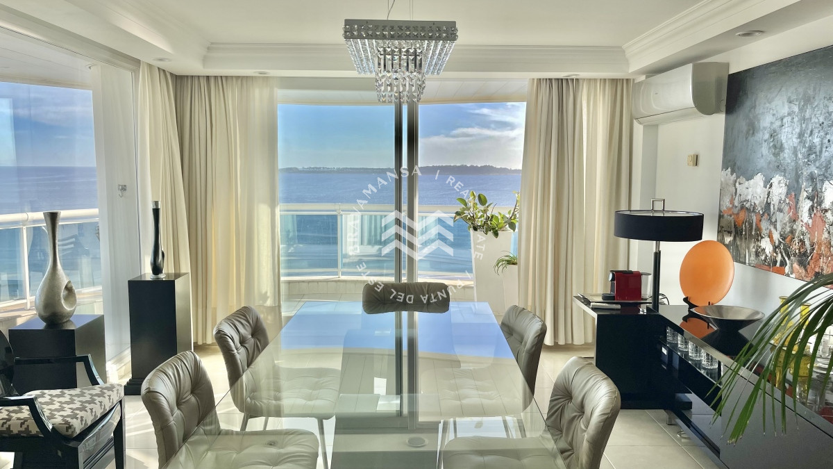 Apartamento ID.17 - Hermoso apartamento esquinero en primera línea Punta del Este