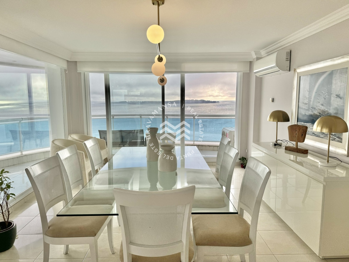 Apartamento ID.74 - OPORTUNIDAD 3 dormitorios y servicio primera línea Playa Mansa, Punta del Este
