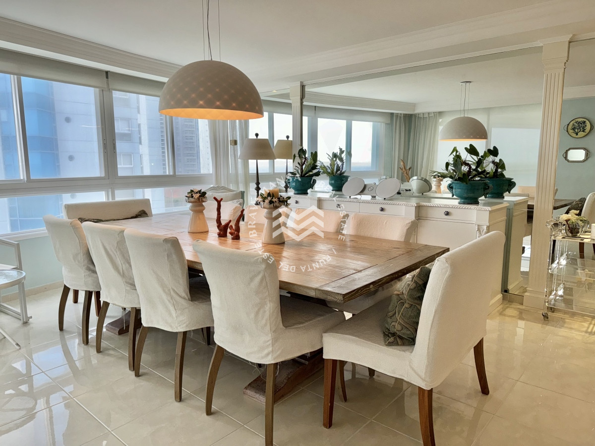 Apartamento ID.280 - Apartamento de 3 dormitorios y servicio frente al mar en Playa Mansa, ALQUILER TEMPORADA