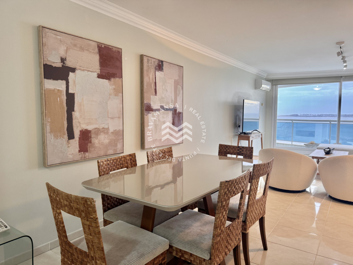 Apartamento ID.370 - Millenium Tower Primera linea Playa Mansa, 2 dormitorios ensuite
