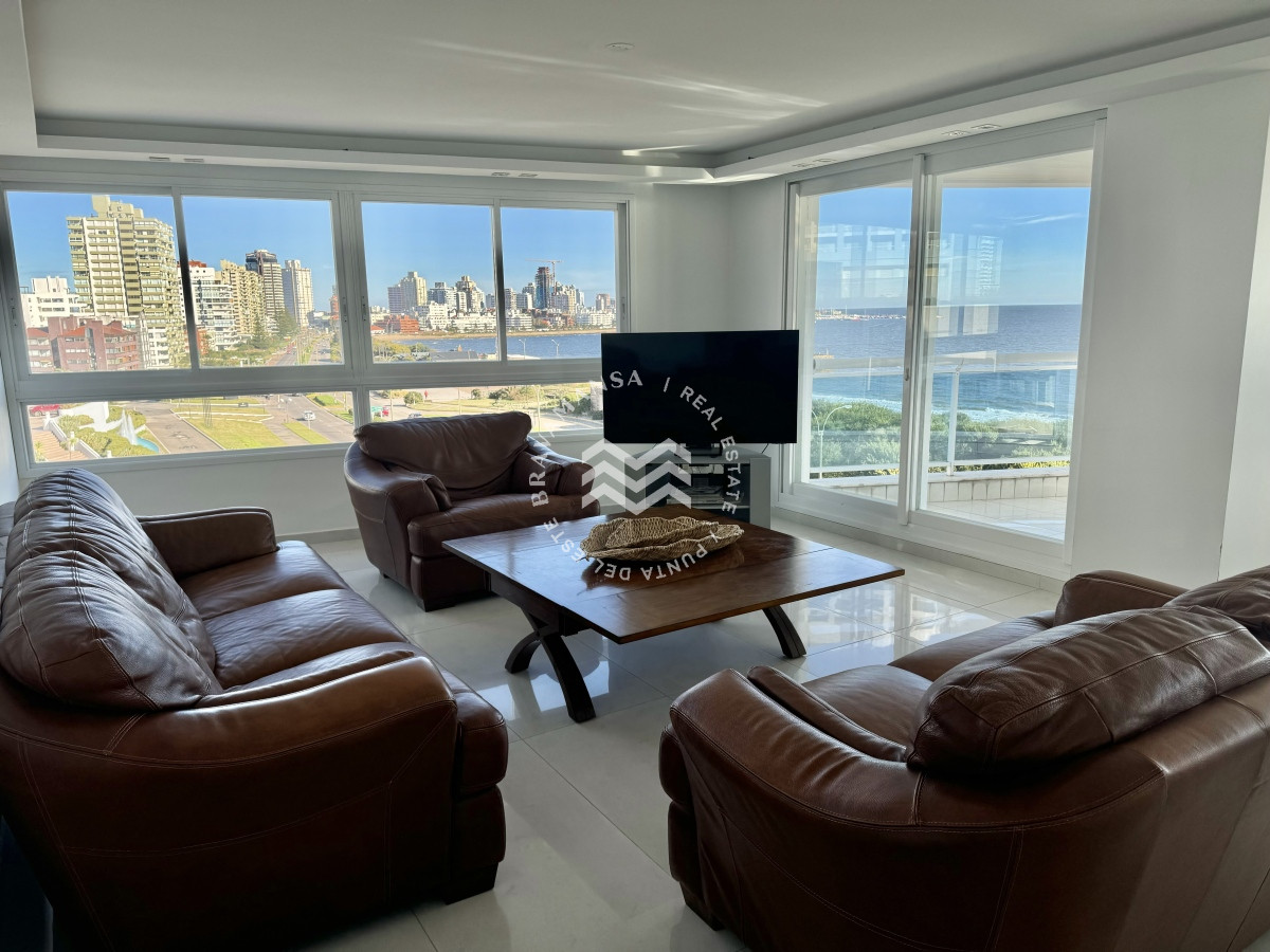Apartamento ID.287 - Alquiler Anual 3 dormitorios y servicio frente al mar. Torre premium
