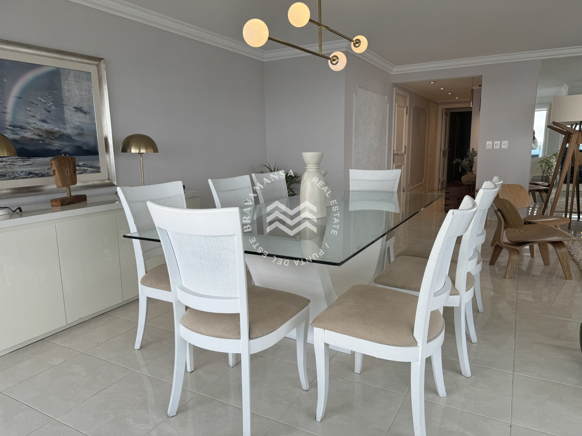 Apartamento ID.74 - OPORTUNIDAD 3 dormitorios y servicio primera línea Playa Mansa, Punta del Este