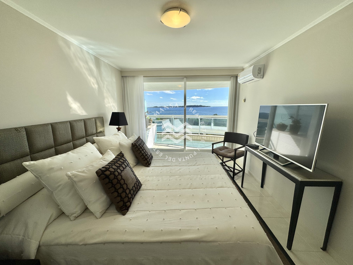Apartamento ID.479 - VENTA Primera línea 2 dormitorios ensuite, playa mansa zona Enjoy