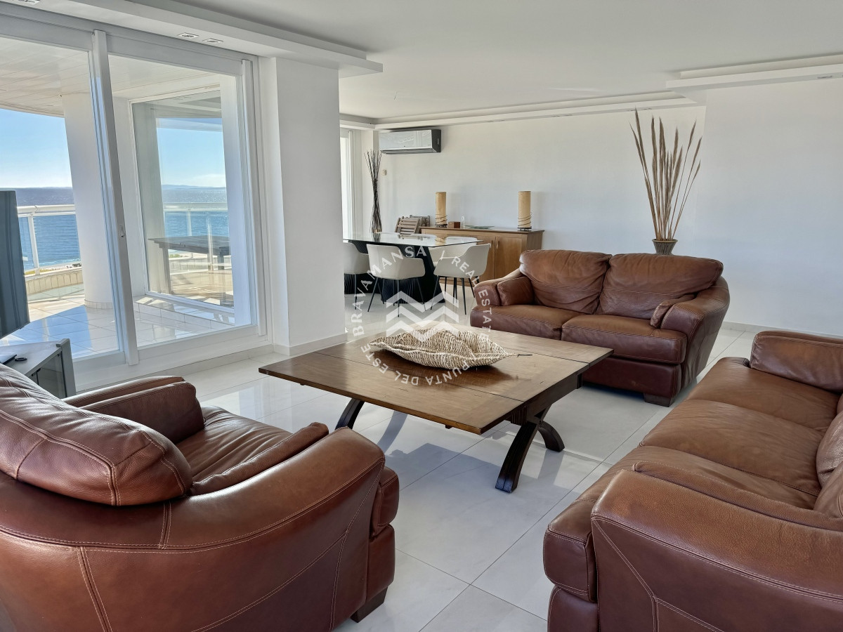 Apartamento ID.287 - Alquiler Anual 3 dormitorios y servicio frente al mar. Torre premium