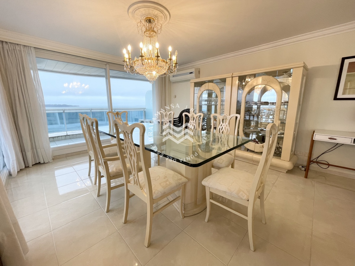 Apartamento ID.79 - ALQUILER Temporada anual o invernal 3 dormitorios en suite con vista al mar Playa Mansa