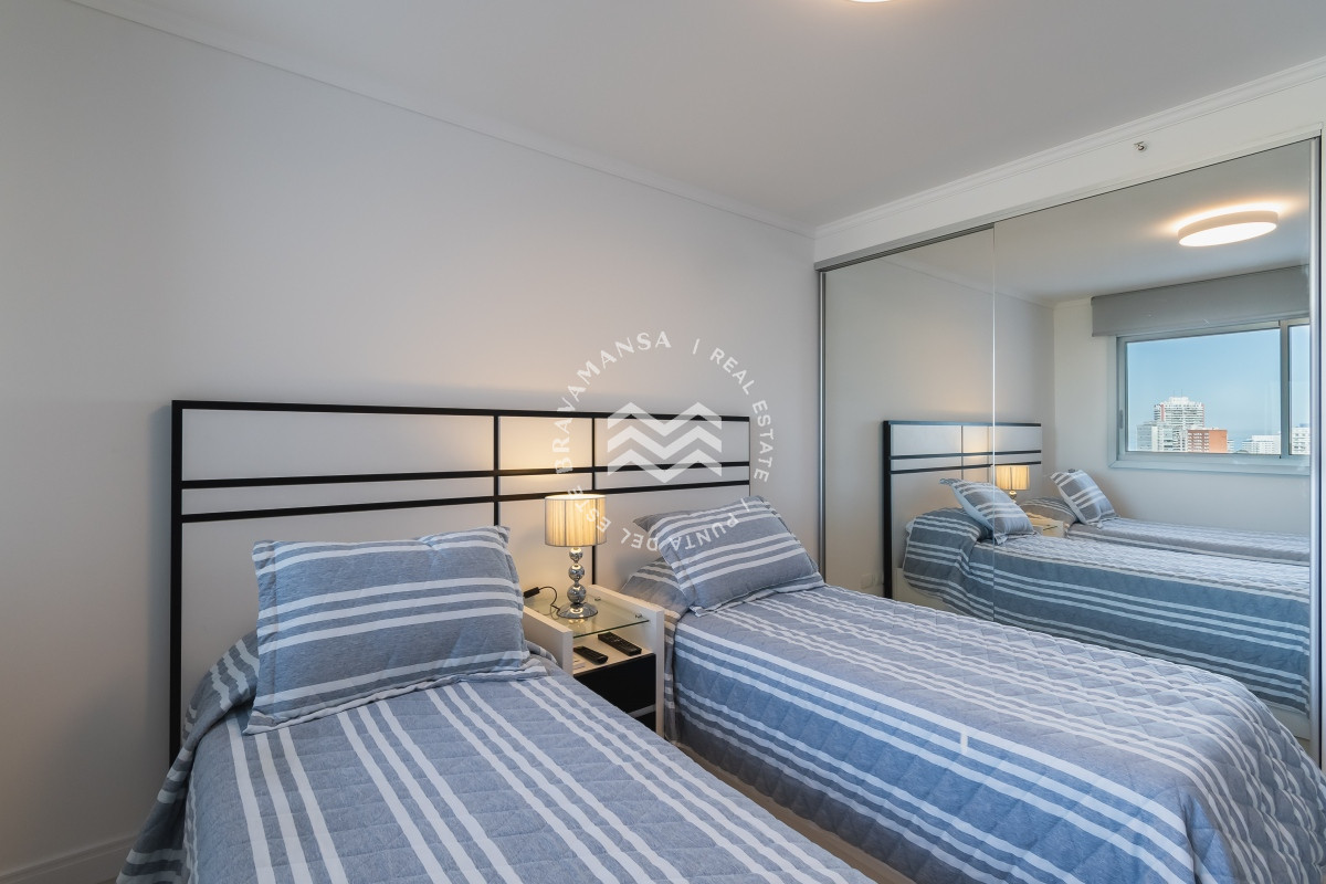 Apartamento ID.11 - VENTA Apto 2 dorm frente al mar en edificio con amenities PREMIUM