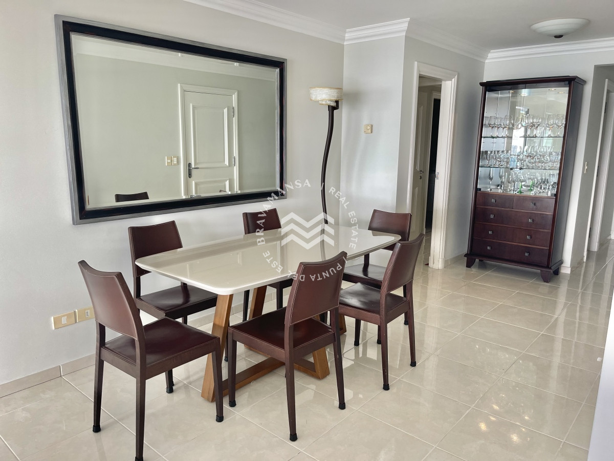 Apartamento ID.125 - ALQUILER INVERNAL en primera línea Playa Mansa, 2 dormitorios
