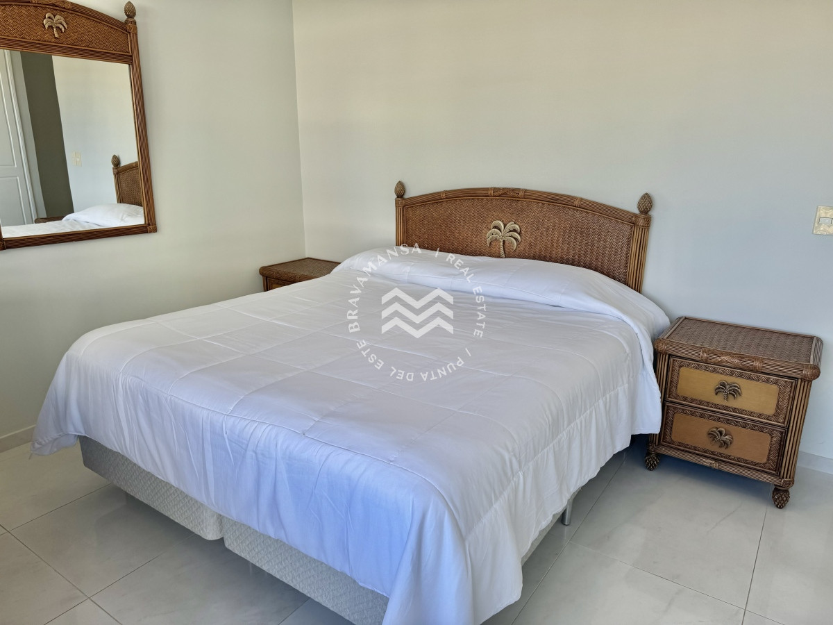 Apartamento ID.287 - Alquiler Anual 3 dormitorios y servicio frente al mar. Torre premium