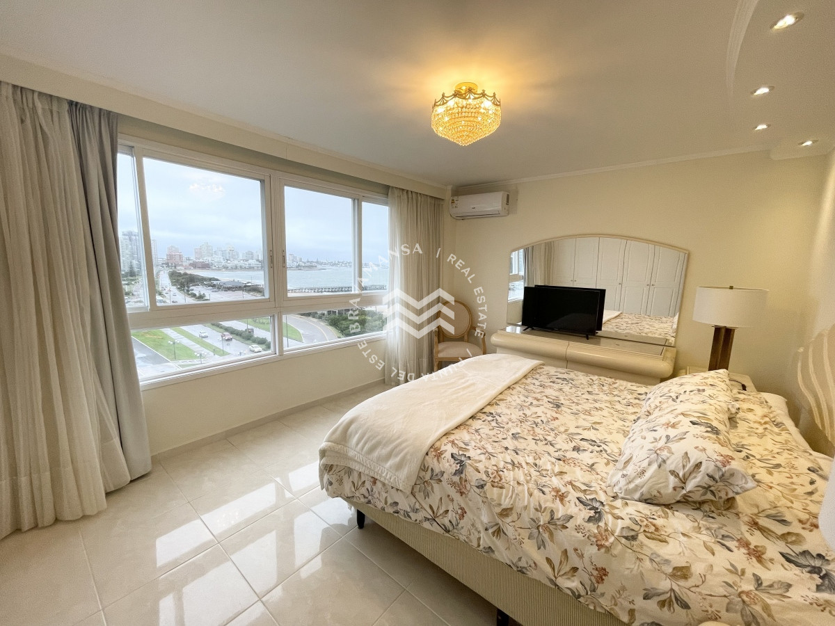 Apartamento ID.79 - ALQUILER Temporada anual o invernal 3 dormitorios en suite con vista al mar Playa Mansa