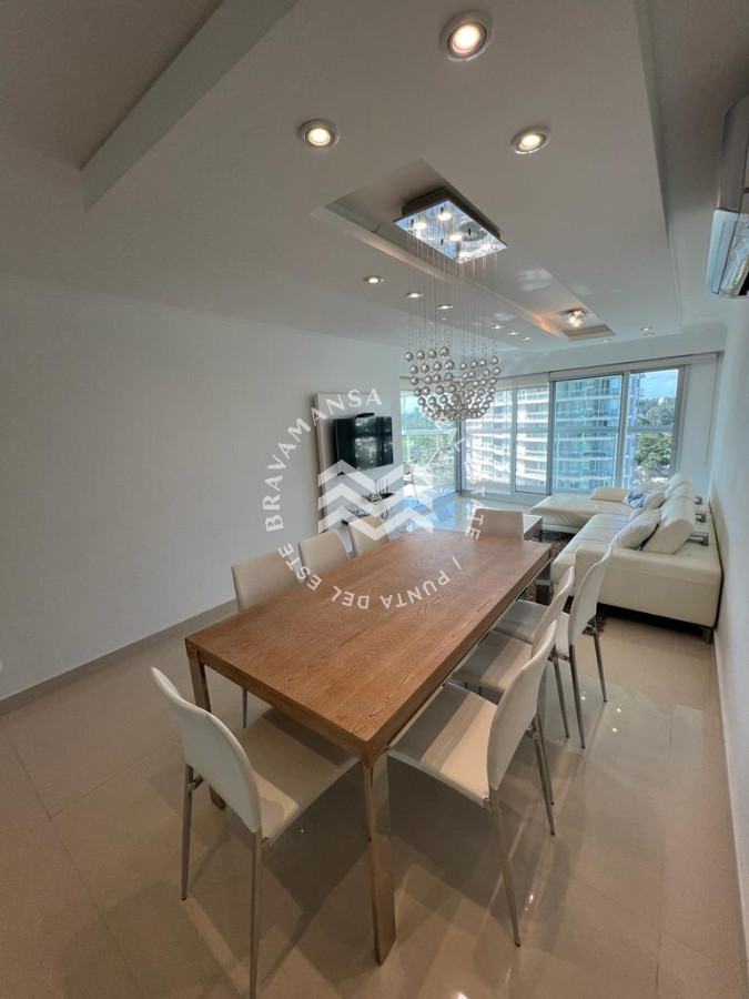 Apartamento ID.100 - ALQUILER INVERNAL 2 dormitorios Playa Mansa con vista al mar!
