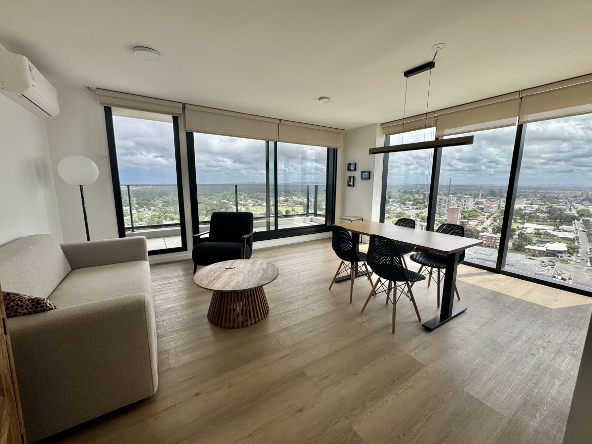 ALQUILER ANUAL 1 dormitorio piso alto, moderno