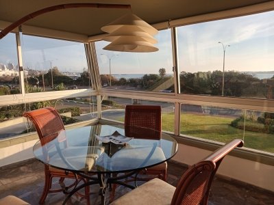 EN VENTA ESTUPENDO APARTAMENTO - EDIFICIO MALECON IV - PRIMERA LINEA DE PLAYA MANSA - ZEN6055A