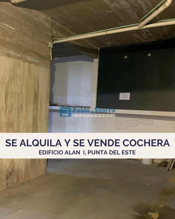 COCHERA EN VENTA Y ALQUILER - EXCELENTE UBICACIÓN - LA PASTORA