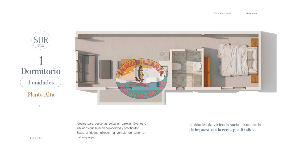 Apartamento ID.70 - Oportunidad Maldonado. 