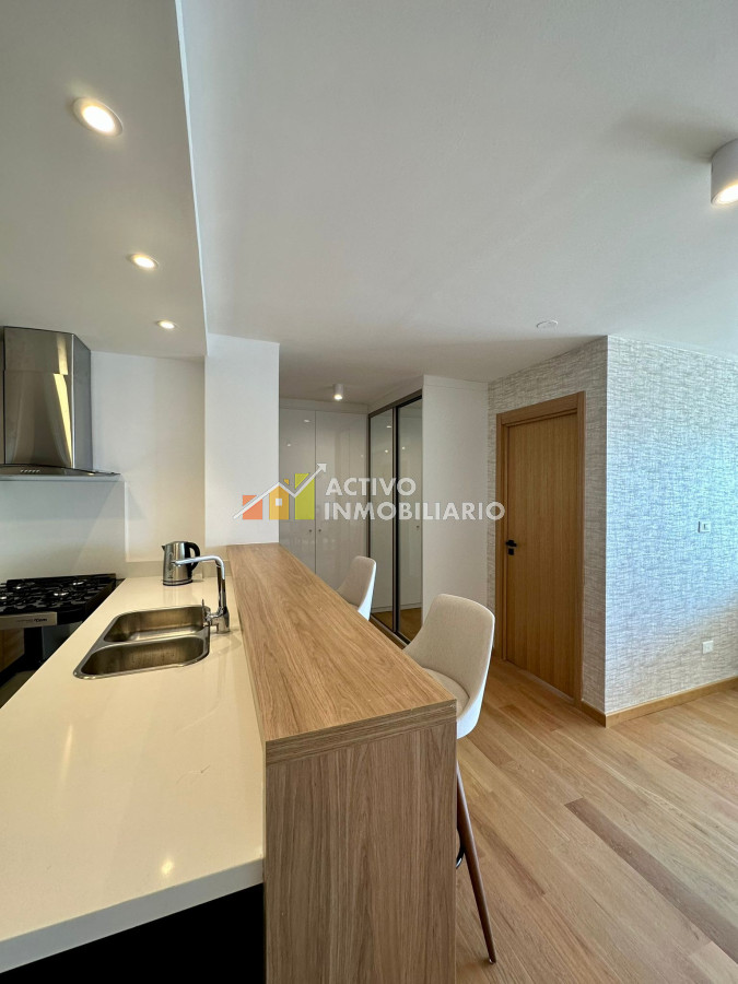 Apartamento ID.464 - Alquiler apartamento 1 dormitorio amoblado   con garaje 