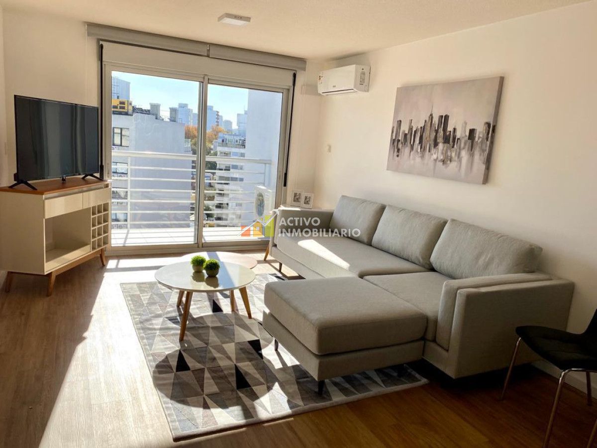 Apartamento ID.76 - Alquiler Amoblado 1 D contrato anual  GARAGE opcional