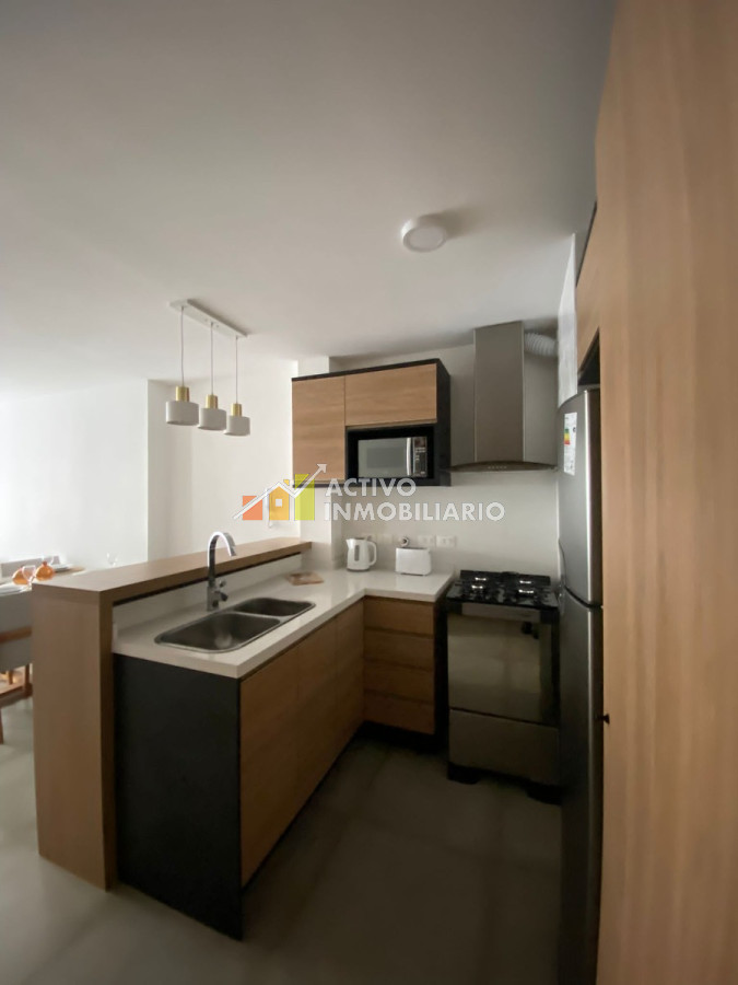 Apartamento ID.21 - Alquiler Anual A Estrenar Amoblado !! 1 Dormitorio+ Patio+garage