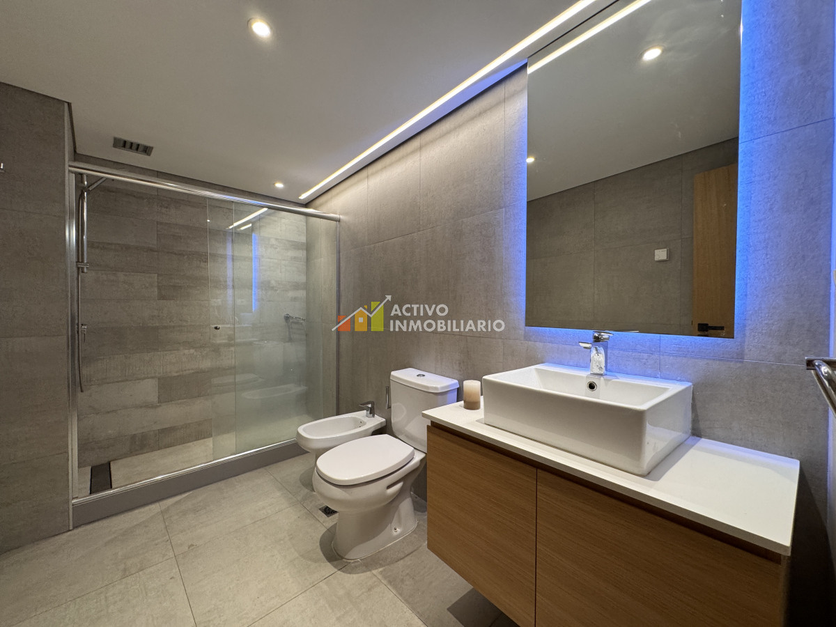 Apartamento ID.387 - Alquiler amoblado 1 dormitorio con balcón y garaje 