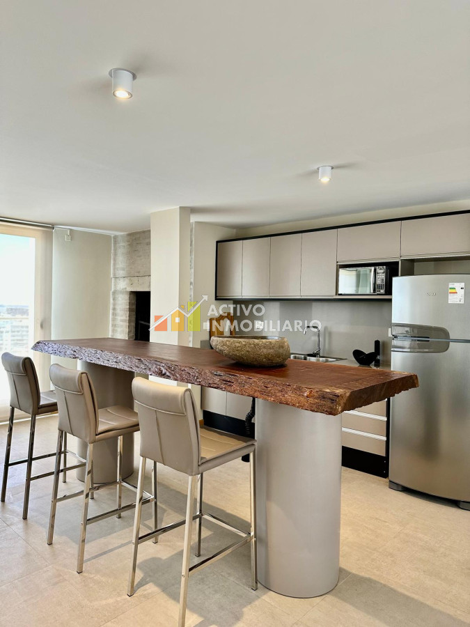 Apartamento ID.464 - Alquiler apartamento 1 dormitorio amoblado   con garaje 