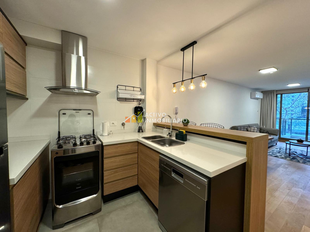 Apartamento ID.258 - Alquiler con muebles 1 dormitorio, 2 balcones y garaje - Pocitos