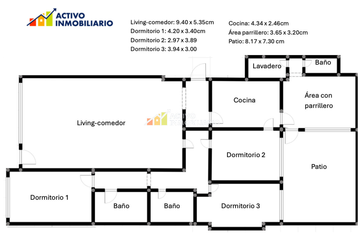 Apartamento ID.366 - Venta apartamento 3 dormitorios + patio + garaje - Pocitos