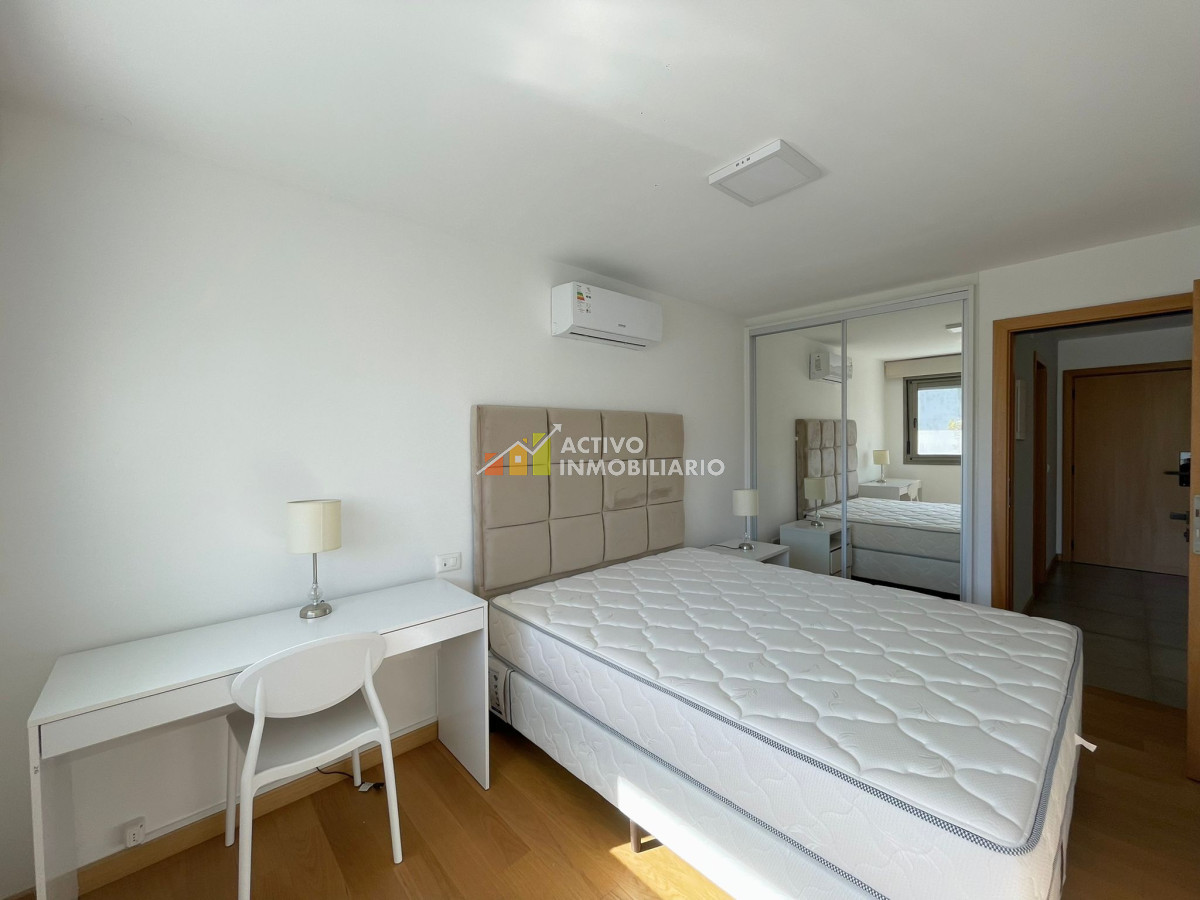 Apartamento ID.523 - Alquiler apartamento 1 dormitorio amoblado   con garaje 