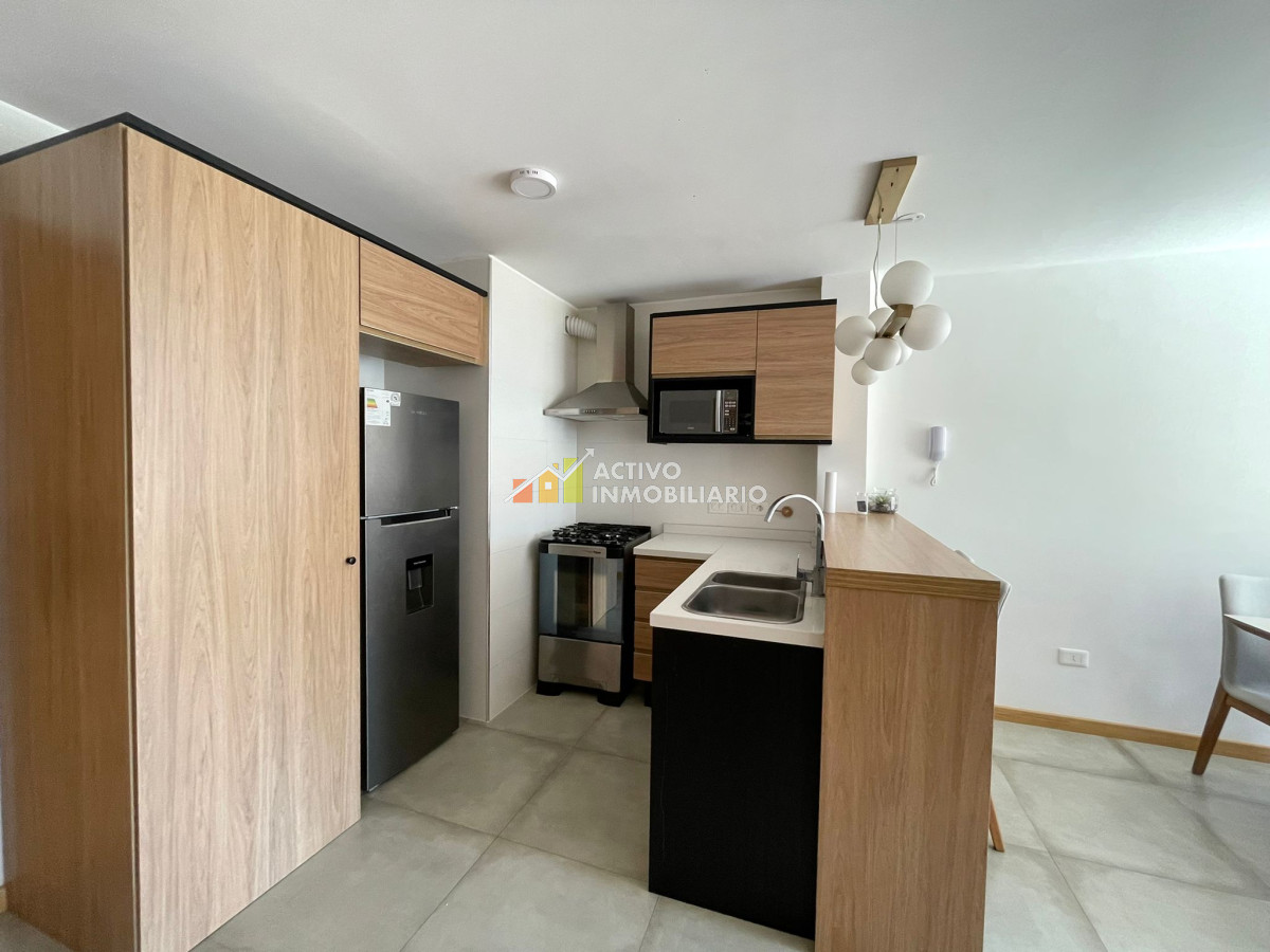 Apartamento ID.523 - Alquiler apartamento 1 dormitorio amoblado   con garaje 