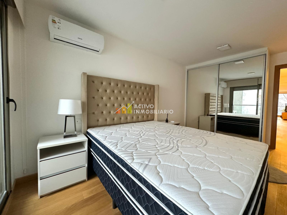 Apartamento ID.258 - Alquiler con muebles 1 dormitorio, 2 balcones y garaje - Pocitos