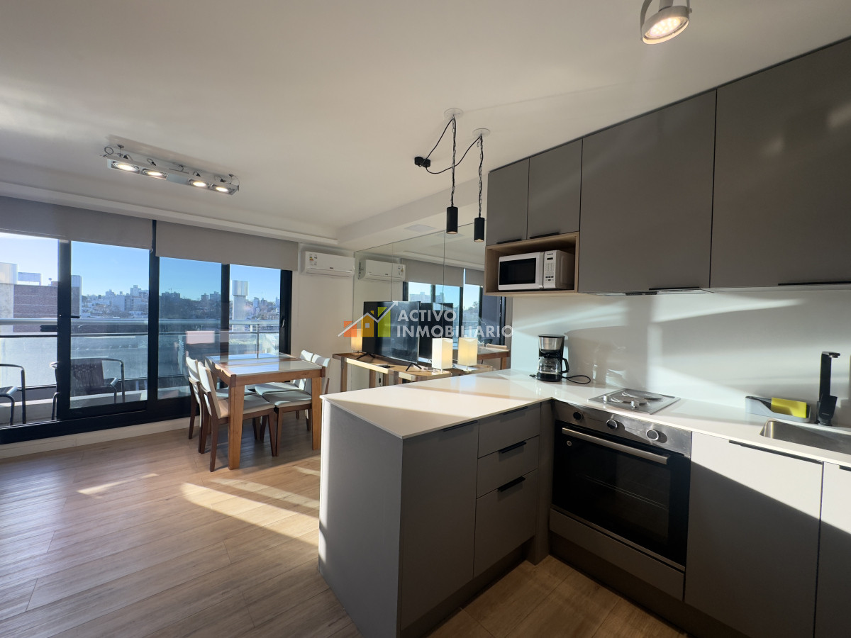 Apartamento ID.448 - Alquiler Monoambiente Amueblado con Garaje - More Buceo