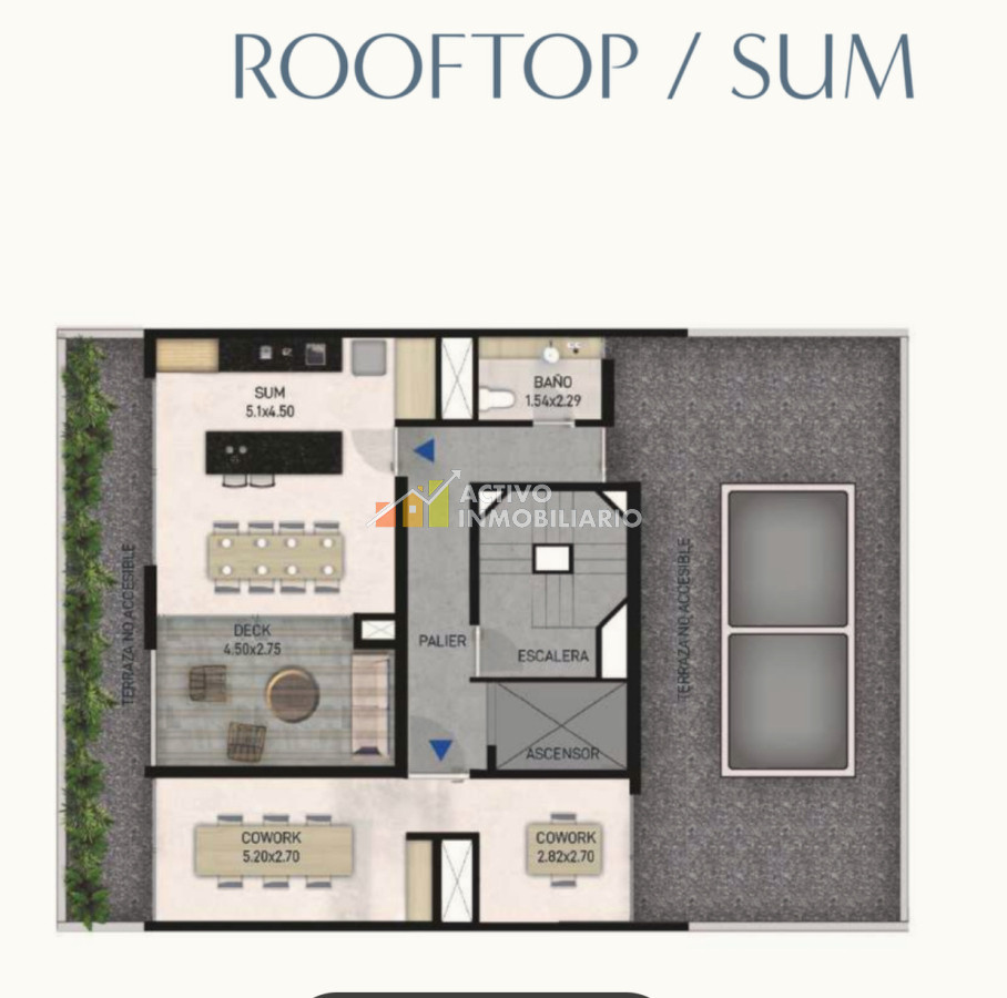 Apartamento ID.436 - Venta apartamento a estrenar 1 dormitorio con terraza 